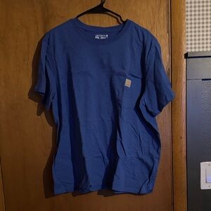 Carhartt women’s Short Sleeve Tee in Blue